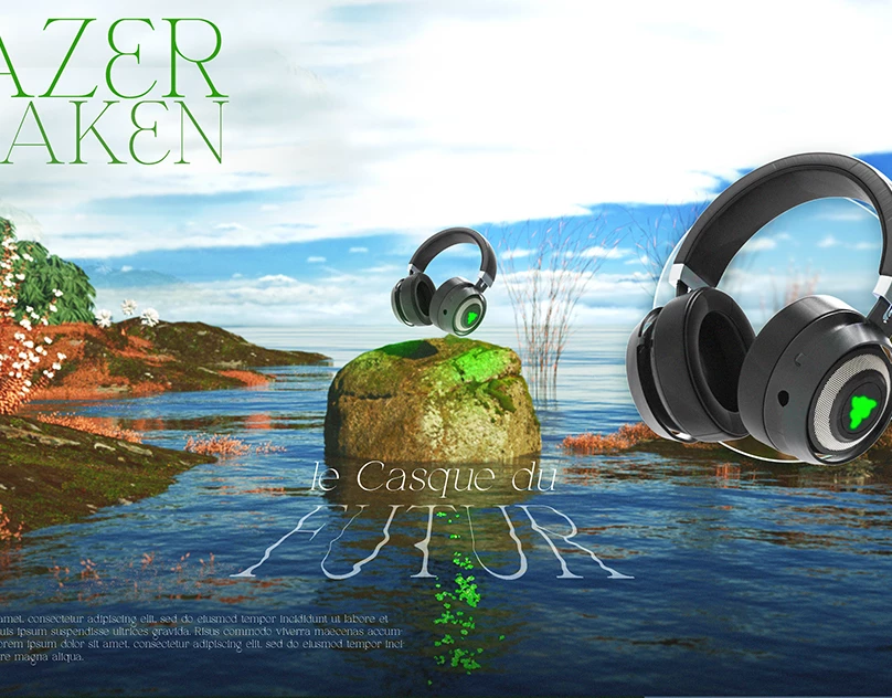 Projet RAZER KRAKEN par Somey Amegnibo